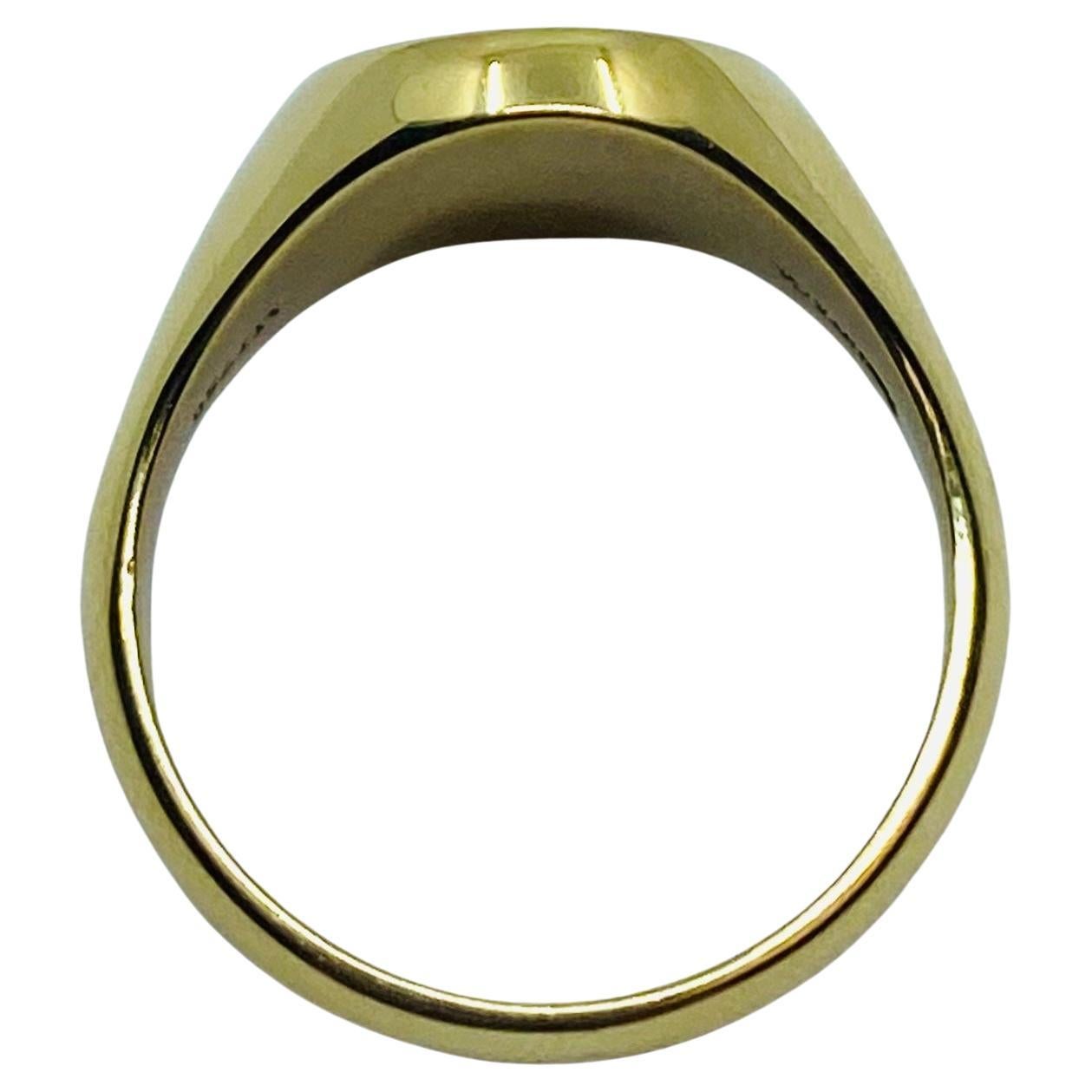 Tiffany & Co. 18k Gold Signet Ring  For Sale 2