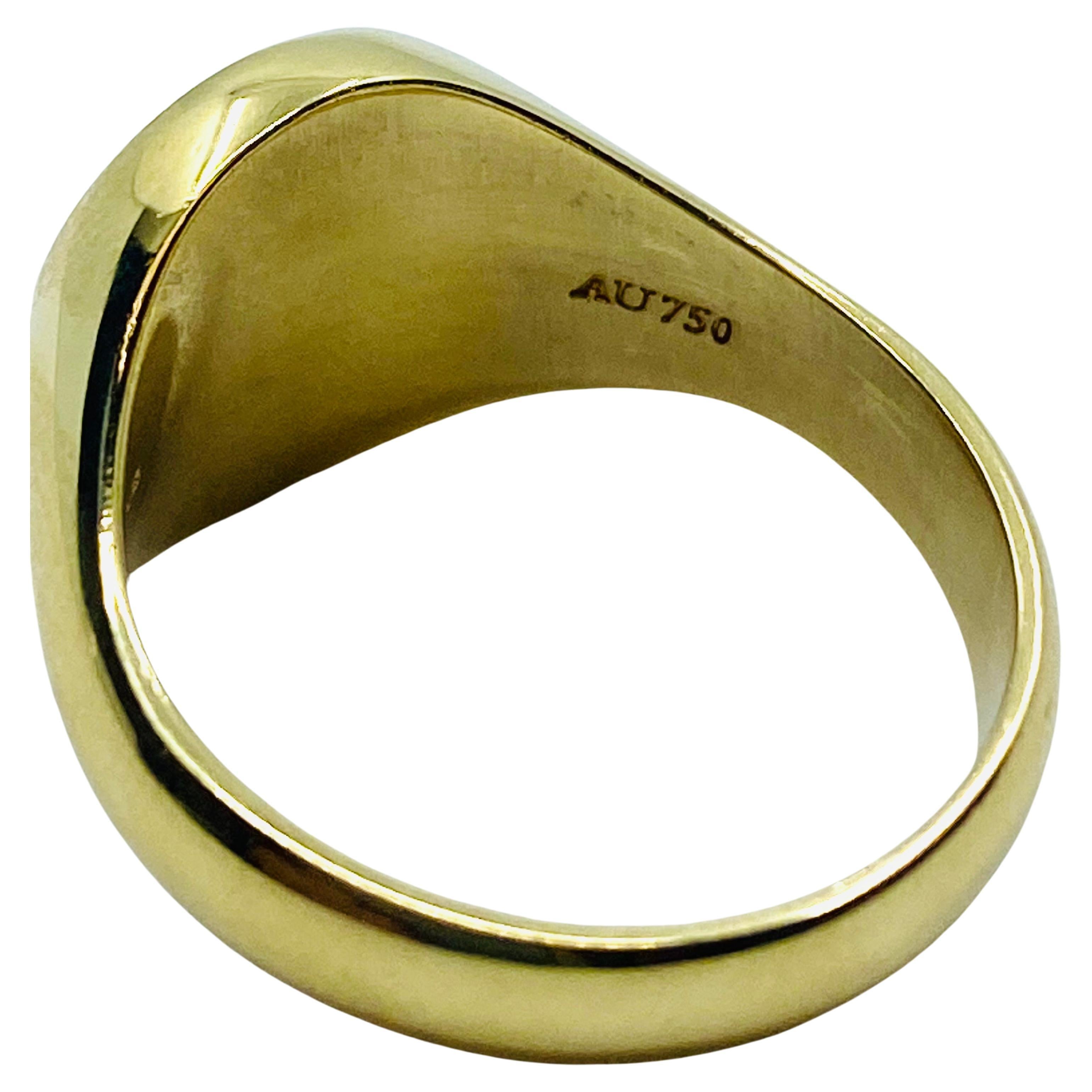 Tiffany & Co. 18k Gold Siegelring  4