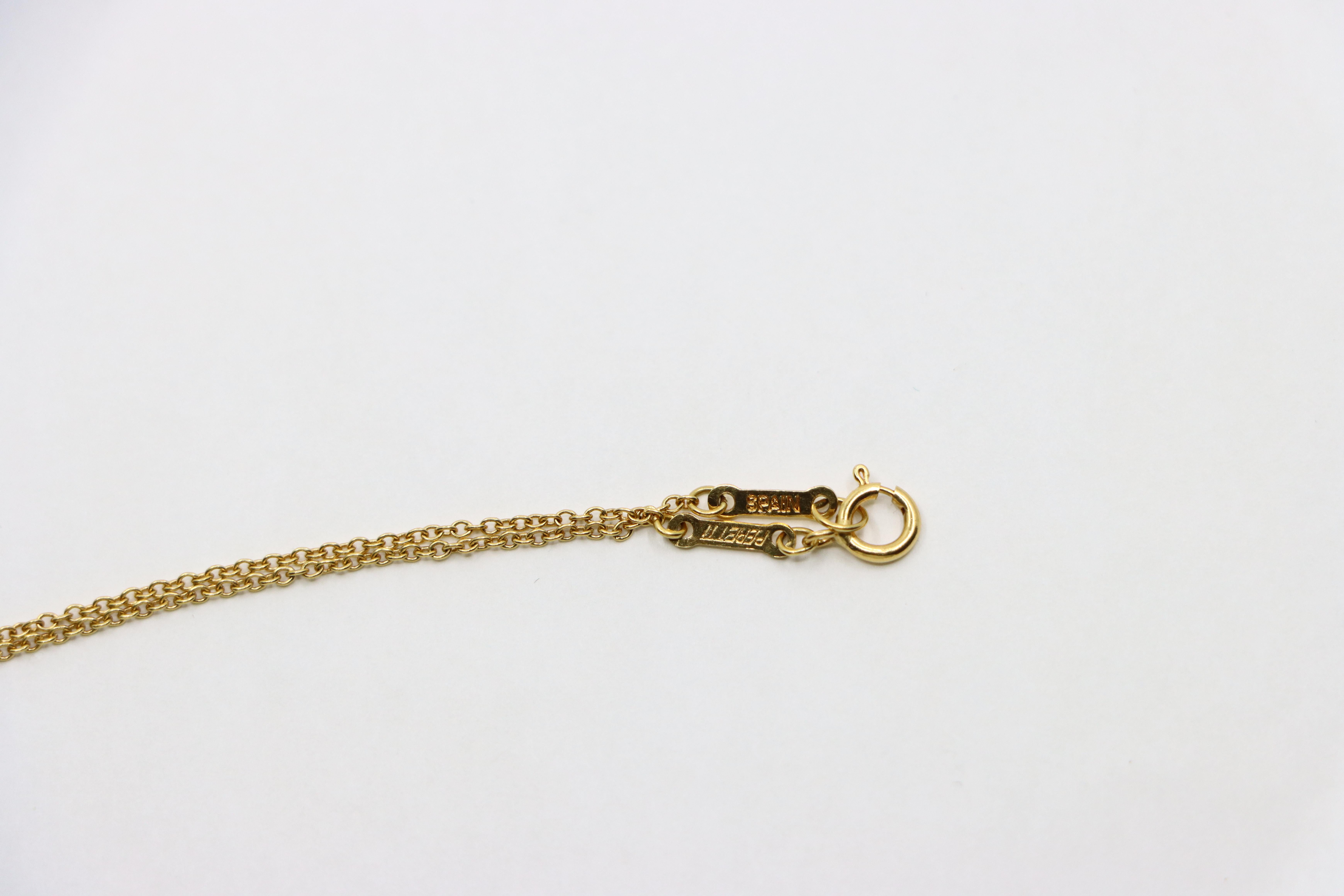 Tiffany & Co 18K Gold Starfish Pendant Necklace 6