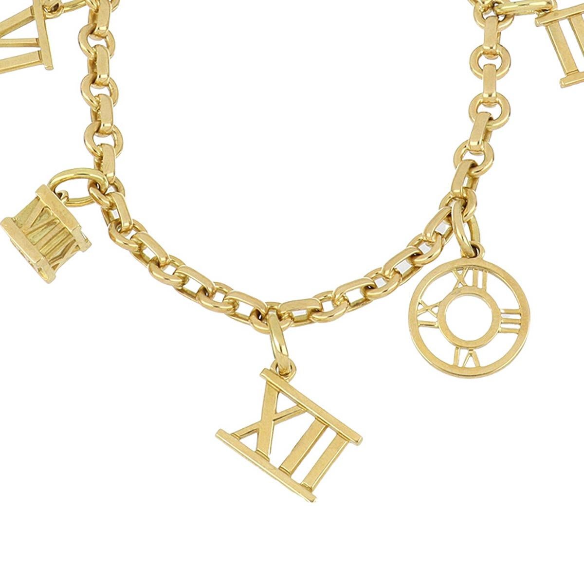 gold tiffany charm bracelet