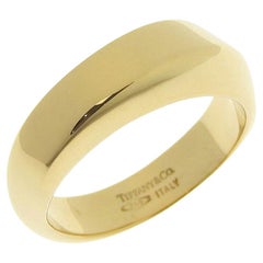 TIFFANY & Co. 18K Gold Twist Ring 8