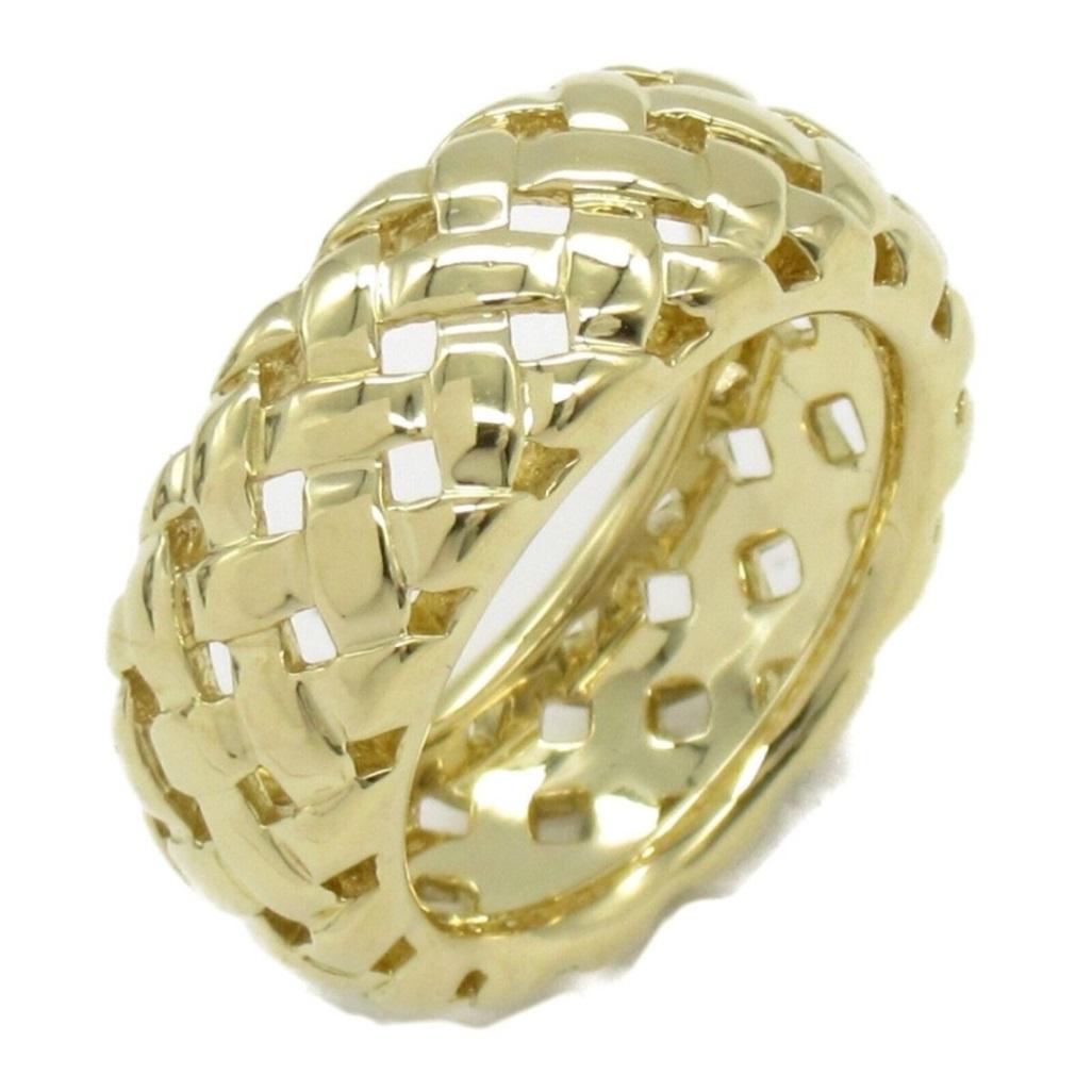 Anello Vannerie in oro 18 carati TIFFANY & Co. 5 In condizioni ottime in vendita a Los Angeles, CA