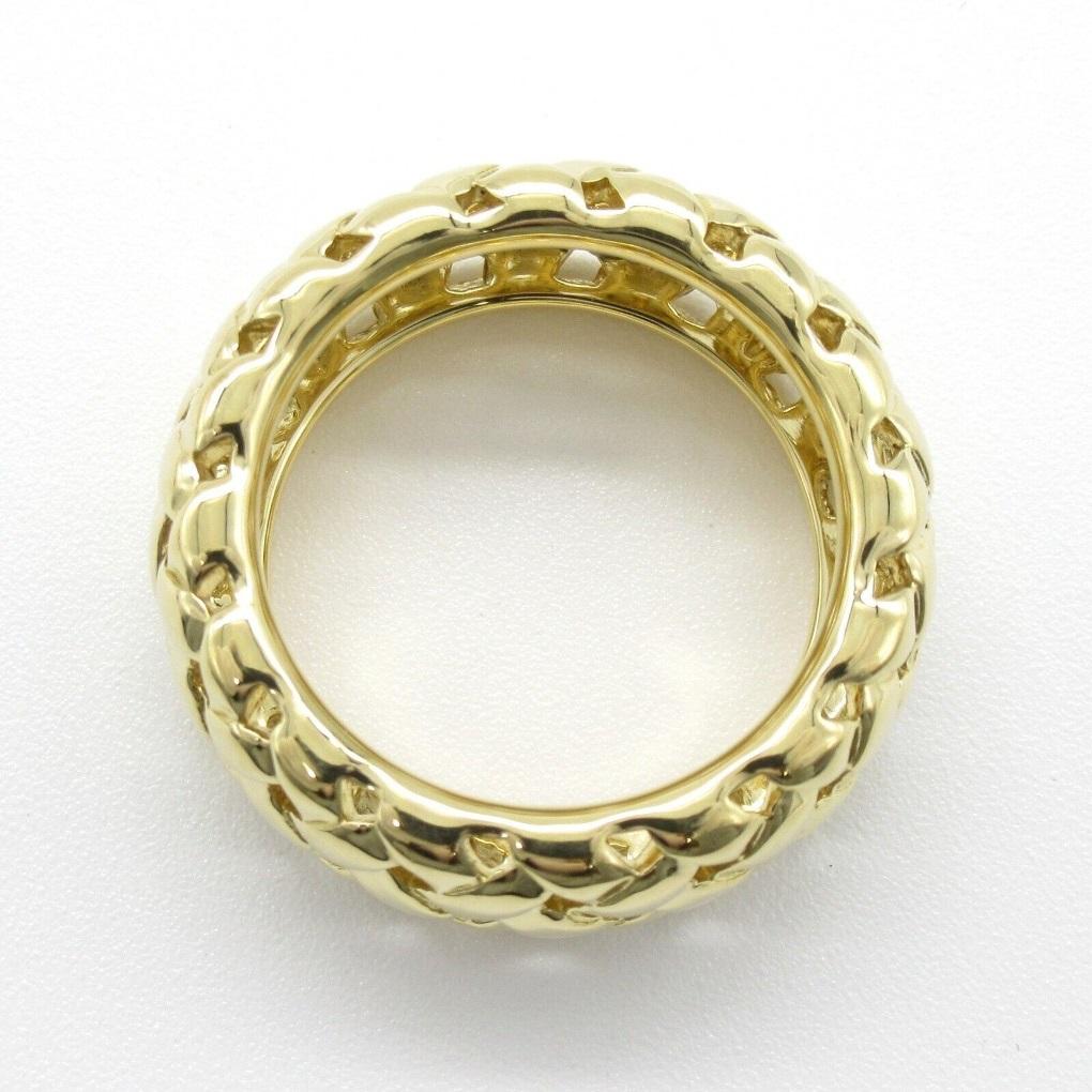 Anello Vannerie in oro 18 carati TIFFANY & Co. 5 in vendita 1