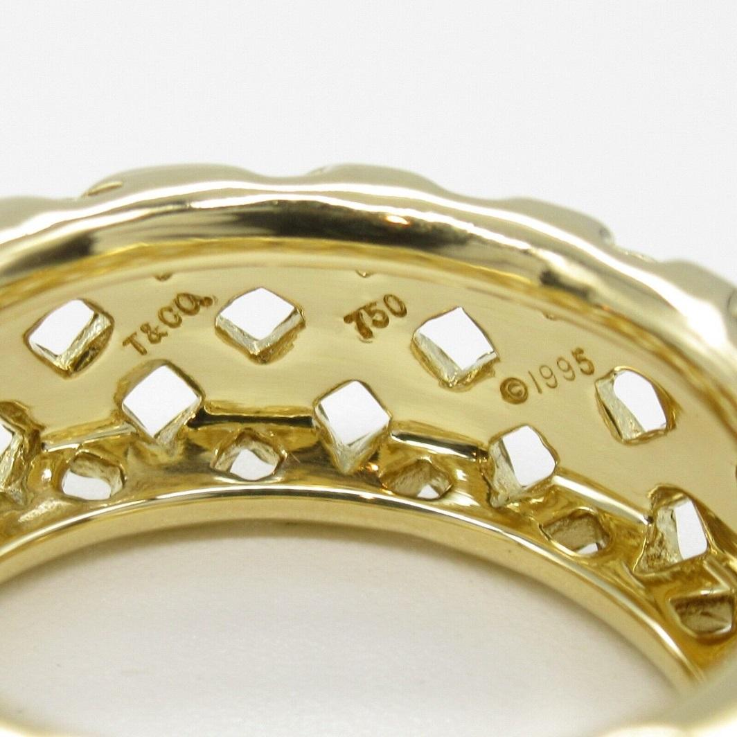 Anello Vannerie in oro 18 carati TIFFANY & Co. 5 in vendita 2