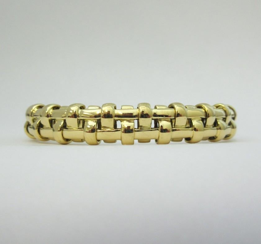 Bracciale flessibile a bracciale in oro 18 carati TIFFANY & Co. In condizioni ottime in vendita a Los Angeles, CA