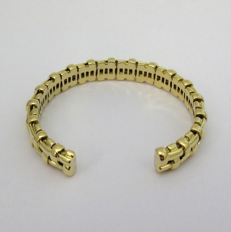 Bracciale flessibile a bracciale in oro 18 carati TIFFANY & Co. in vendita 1