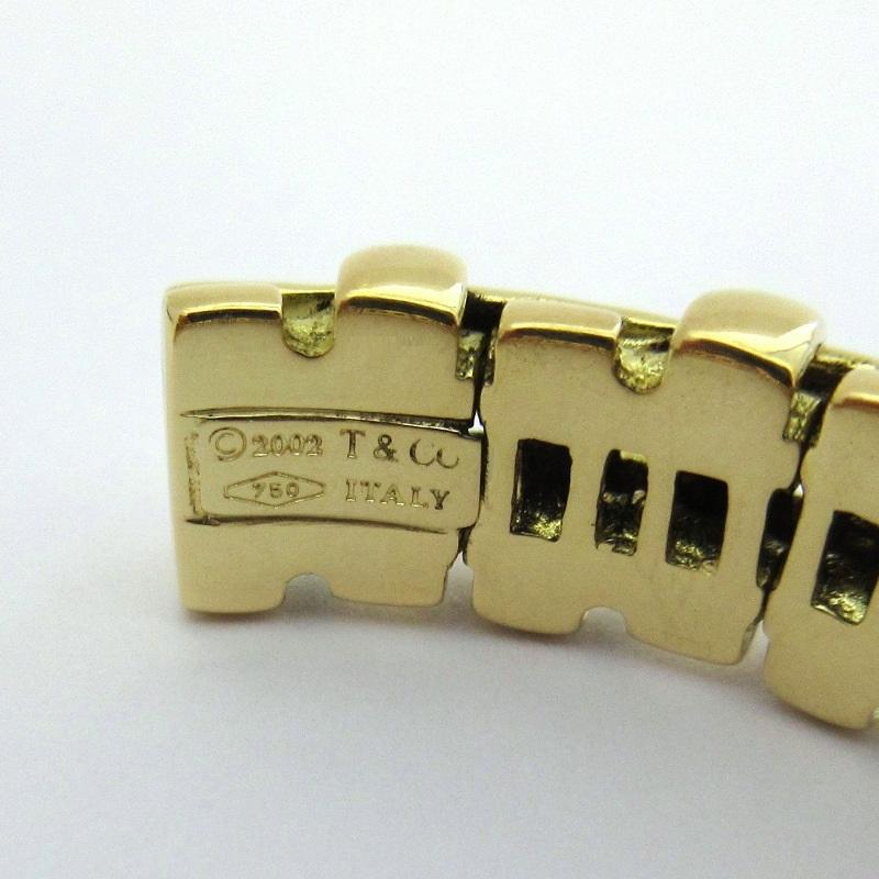 Bracciale flessibile a bracciale in oro 18 carati TIFFANY & Co. in vendita 3
