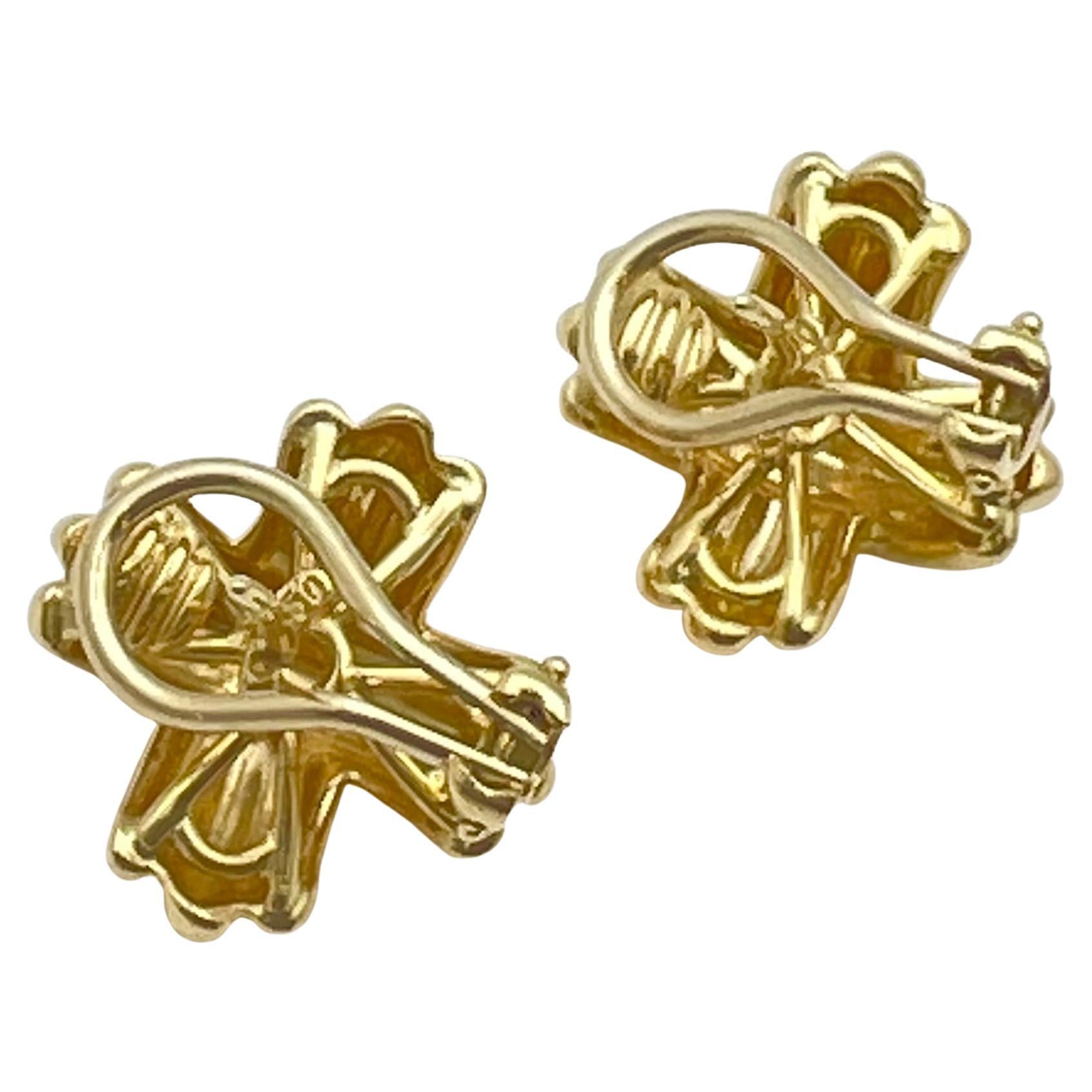 Donna Orecchini X in oro 18k di Tiffany & Co. in vendita