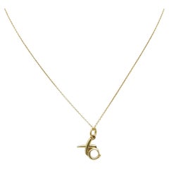 Tiffany & Co. 18K Gold XO Paloma Picasso Necklace