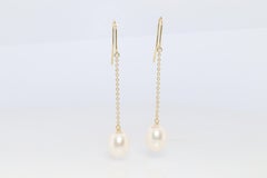 Tiffany & Co 18k Pearl by the Yard Earrings. Tiffany Elsa Peretti Drop Earrings.