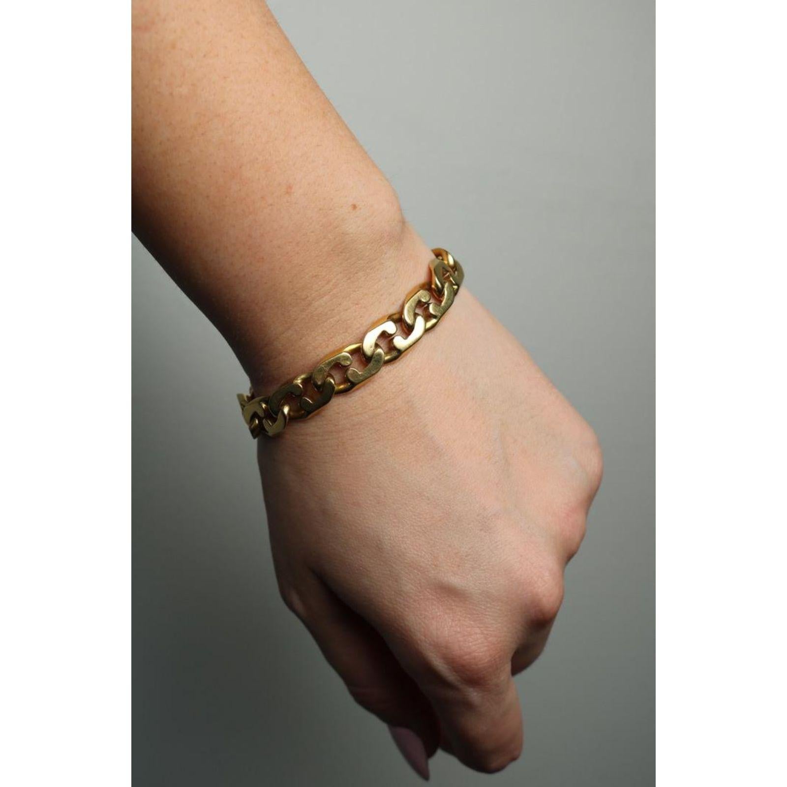 A. Link & Co. 18K Bracciale Puzzle in Oro Giallo Misura 7.5