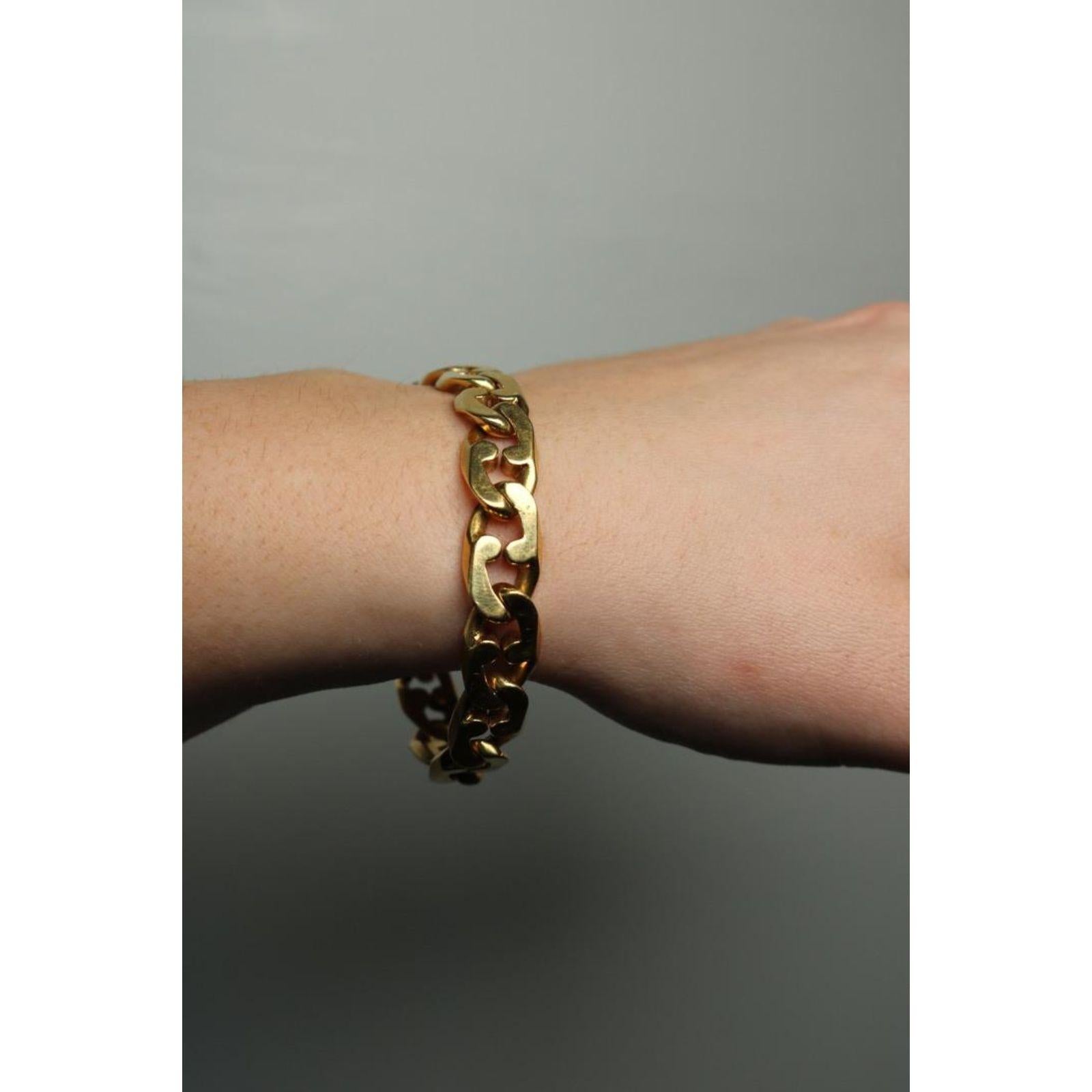 A. Link & Co. 18K Bracciale Puzzle in Oro Giallo Misura 7.5