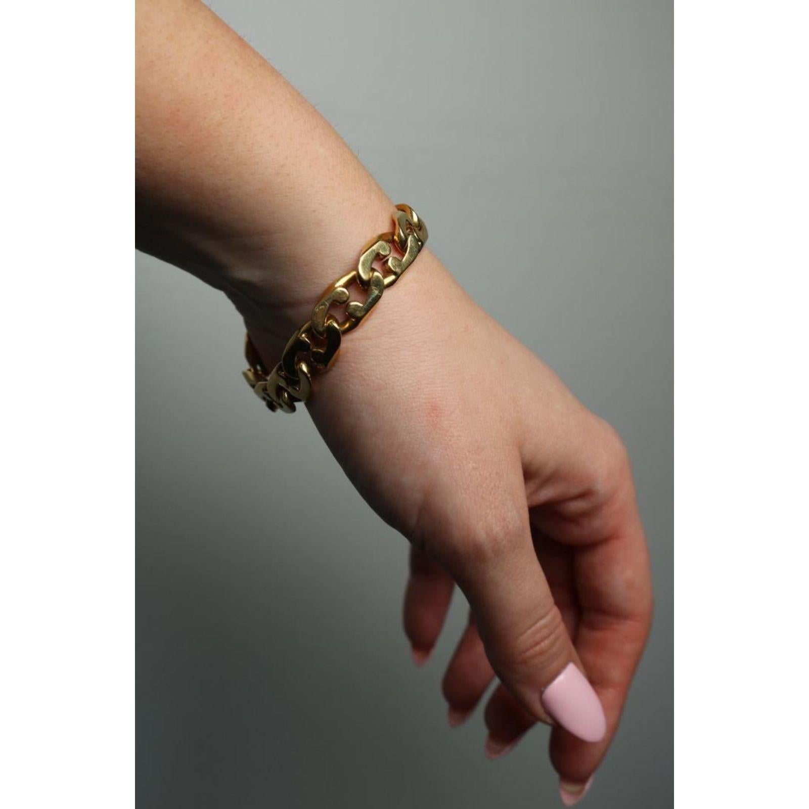 Moderno A. Link & Co. 18K Bracciale Puzzle in Oro Giallo Misura 7.5