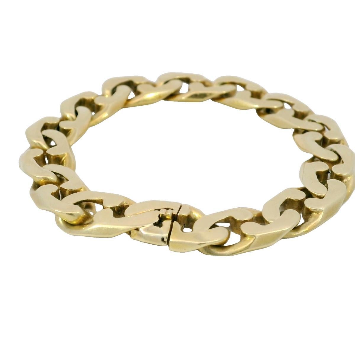 A. Link & Co. 18K Bracciale Puzzle in Oro Giallo Misura 7.5