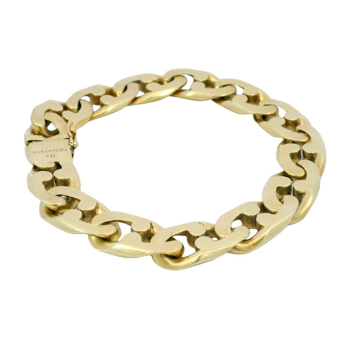 A. Link & Co. 18K Bracciale Puzzle in Oro Giallo Misura 7.5