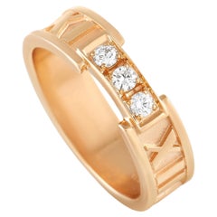 Tiffany & Co. 18K Rose Gold 0.20 ct Diamond Ring