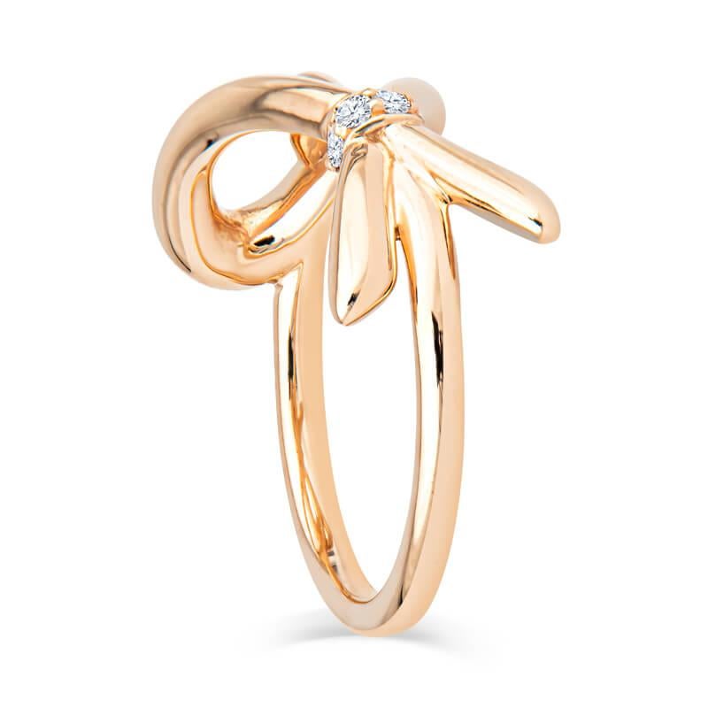 tiffany bow ring gold
