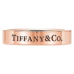 Tiffany & Co. - Anello nuziale da 4 mm in oro rosa 18 carati 7,5