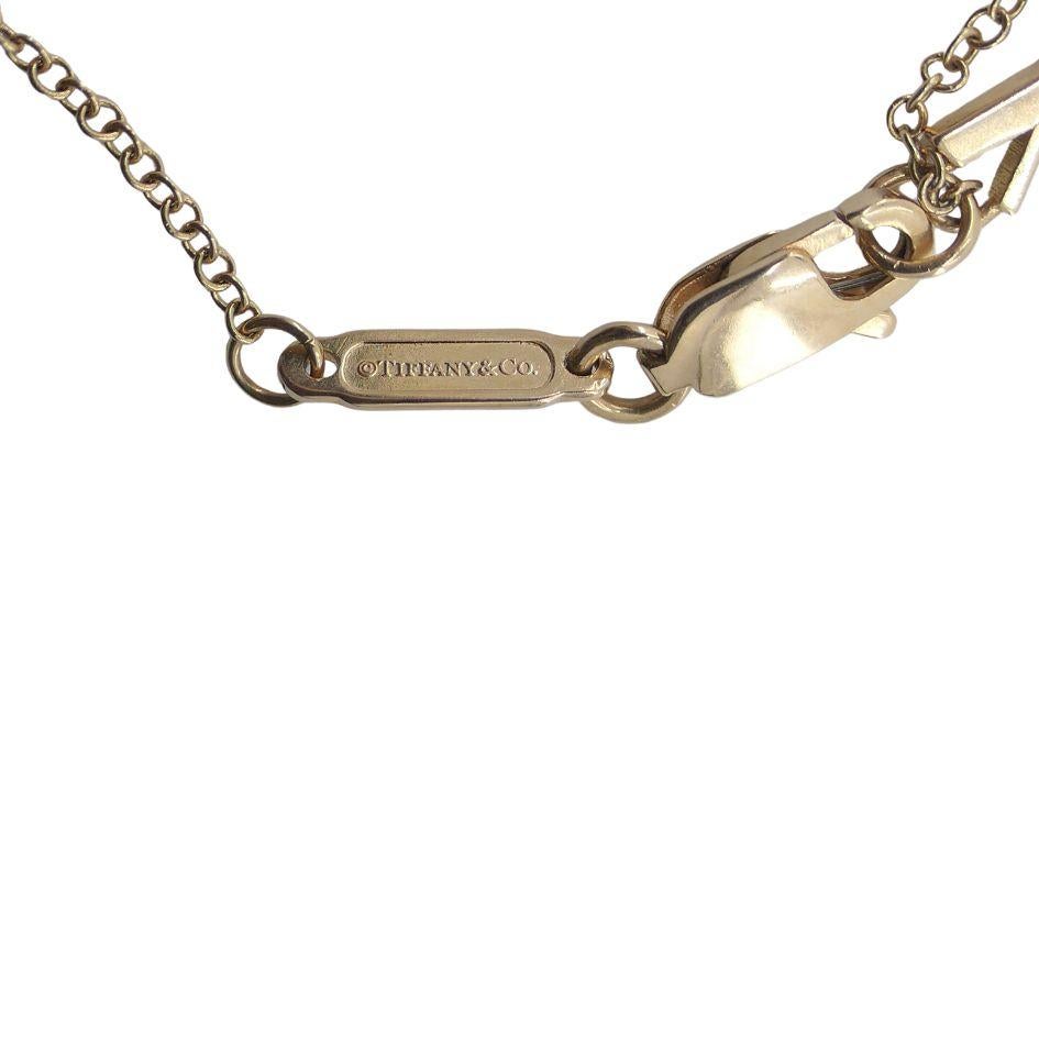 Tiffany & Co. 18k Rose Gold Atlas Pendant Necklace in vendita 8