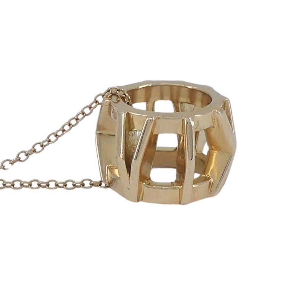 Tiffany & Co. 18k Rose Gold Atlas Pendant Necklace in vendita 1
