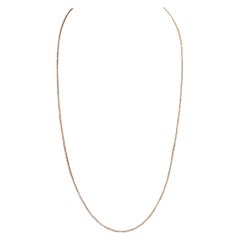 Tiffany &co 18K Rose gold chain 20


