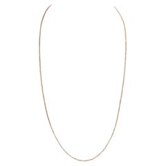 Tiffany 
Co. 18K Rose Gold Chain 20

