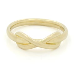 TIFFANY & Co. 18K Gold Infinity Ring 7.5