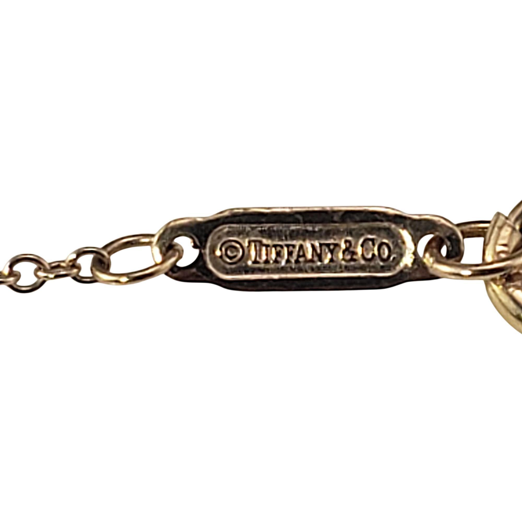 Tiffany & Co. 18K Rose Gold Heart Key Pendant Necklace #21963 For Sale 2