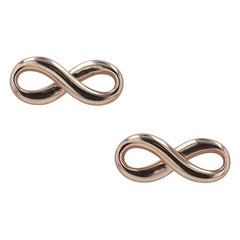 18 Karat Roségold Unendlichkeits-Ohrringe von Tiffany & Co.