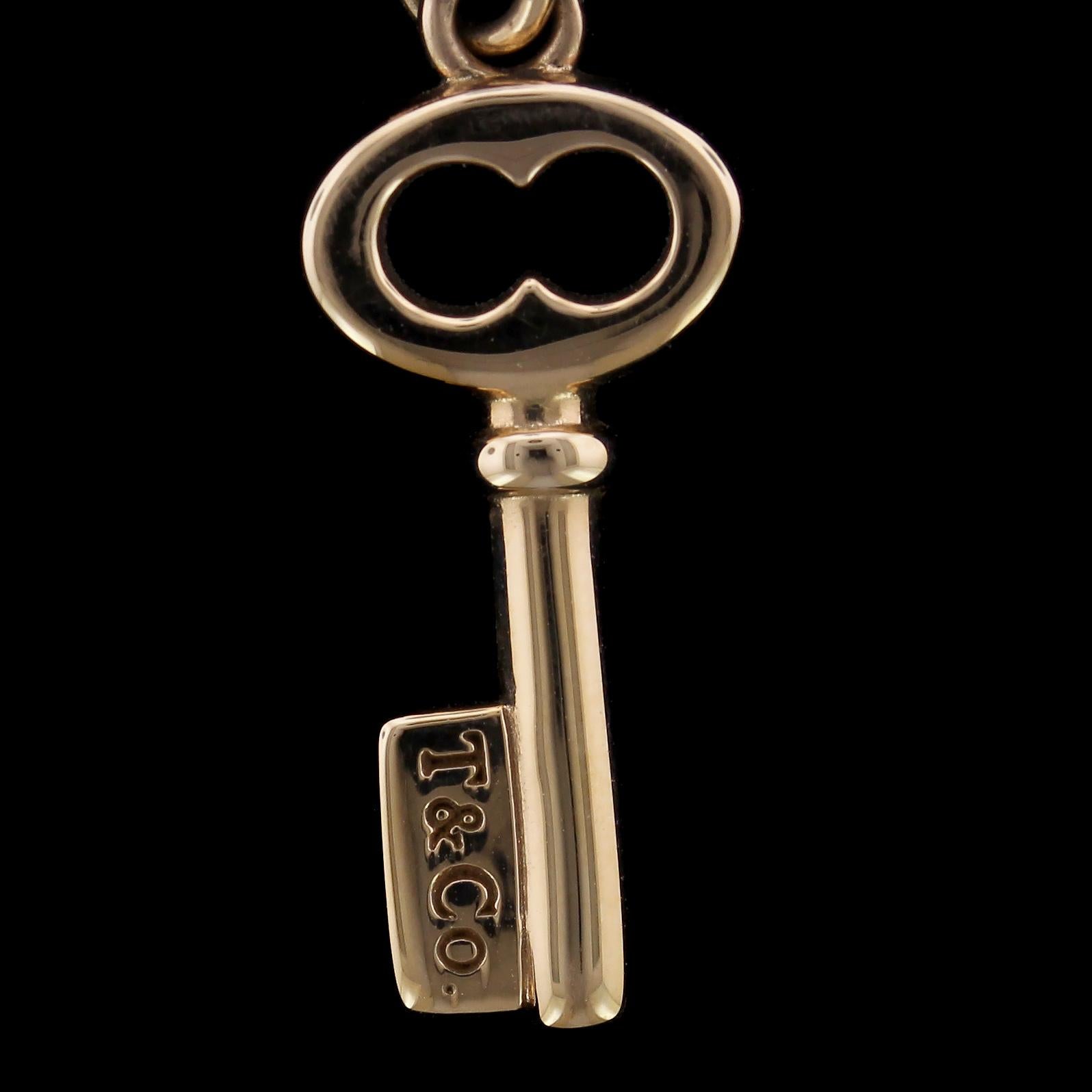 tiffany and co gold heart necklace