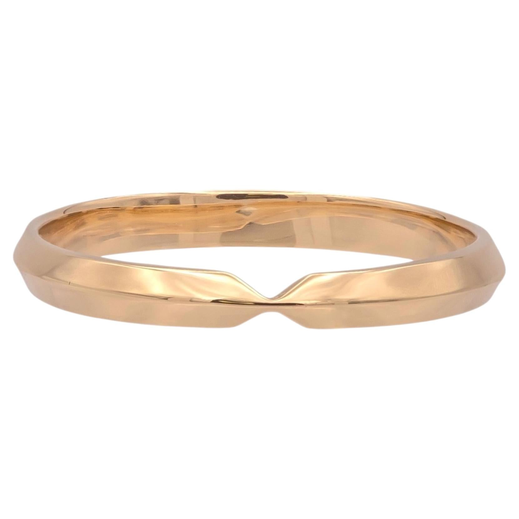 Tiffany & Co. 18K Rose Gold Nesting Wedding Band Stackable Ring
