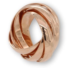 Tiffany & Co. 18k Rose Gold Paloma Picasso Melody Five Band Ring