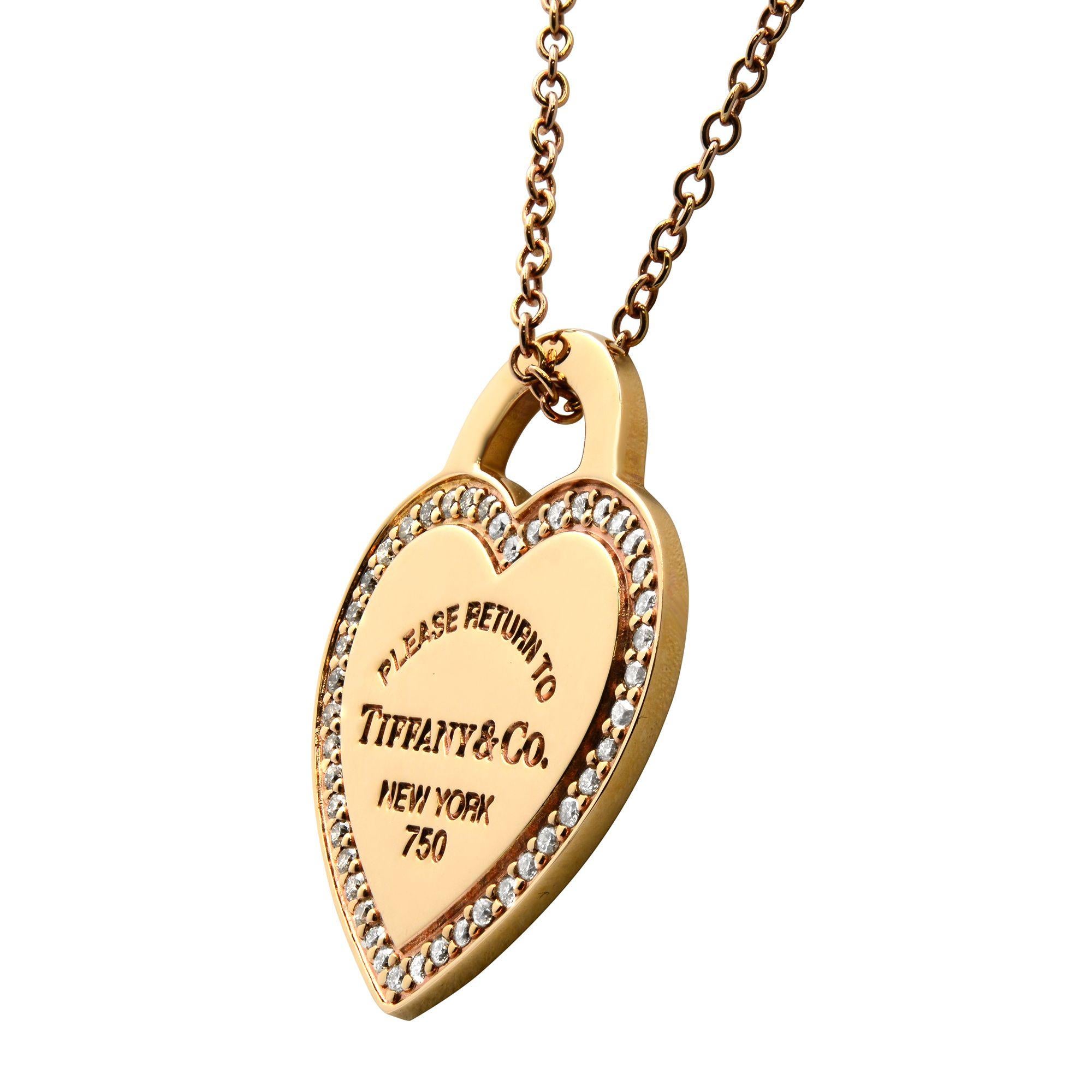 tiffany 18th birthday necklace
