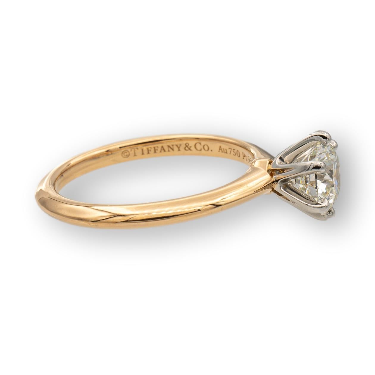 tiffany rose gold engagement ring