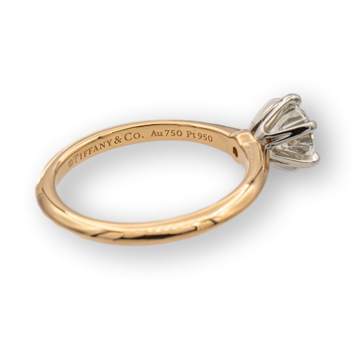 tiffany engagement ring rose gold