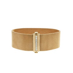 Tiffany & Co 18K Rose Gold Summerest Mesh Bracelet