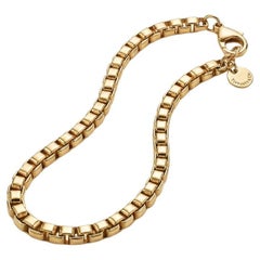 Tiffany & Co. 18K Rose Gold Venetian Box Link Bracelet