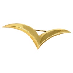 Tiffany & Co. 18K Seagull Pin/Brooch