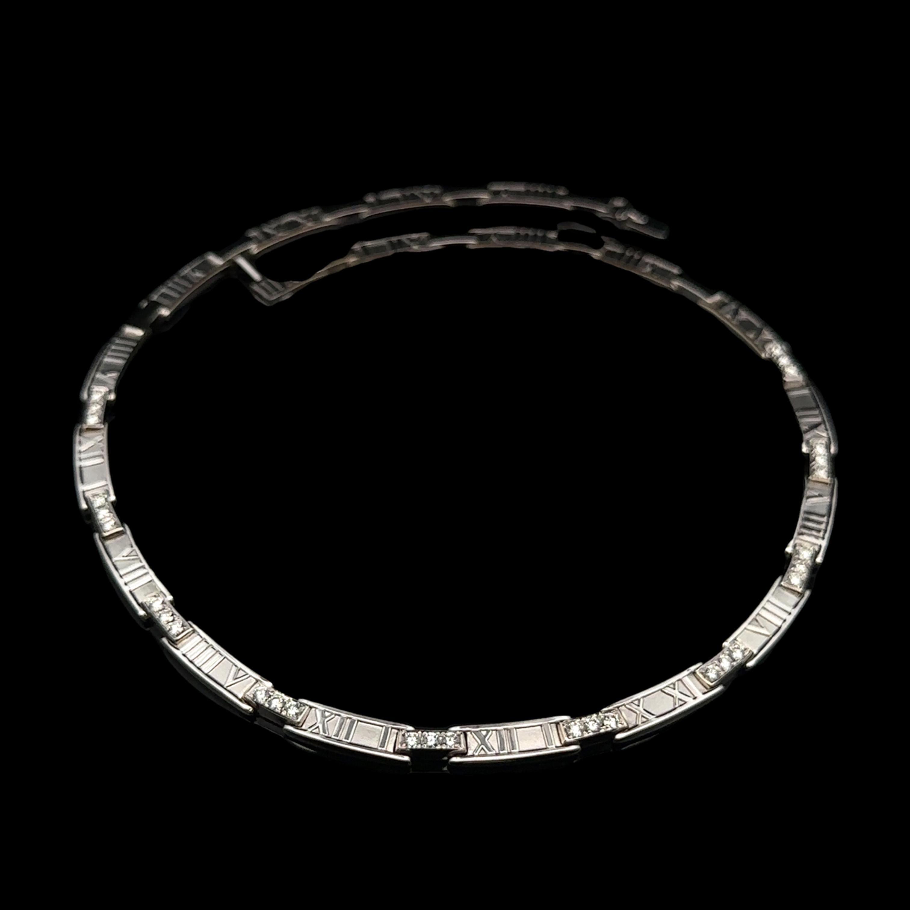 Taille brillant Aiffany & Co. Golding & Co. 18k White Gold 1.2ct Diamond 16