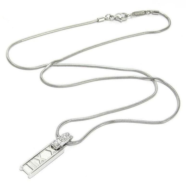 tiffany and co bar necklace