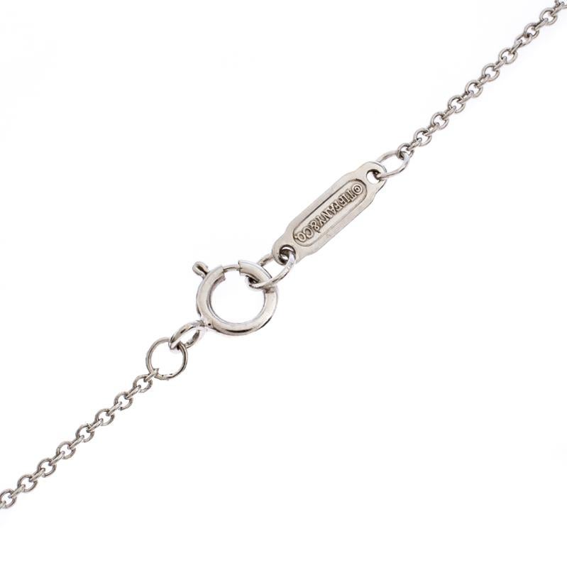 Contemporary Tiffany & Co. 18K White Gold and Diamond Set Ladybug Pedant Chain Necklace