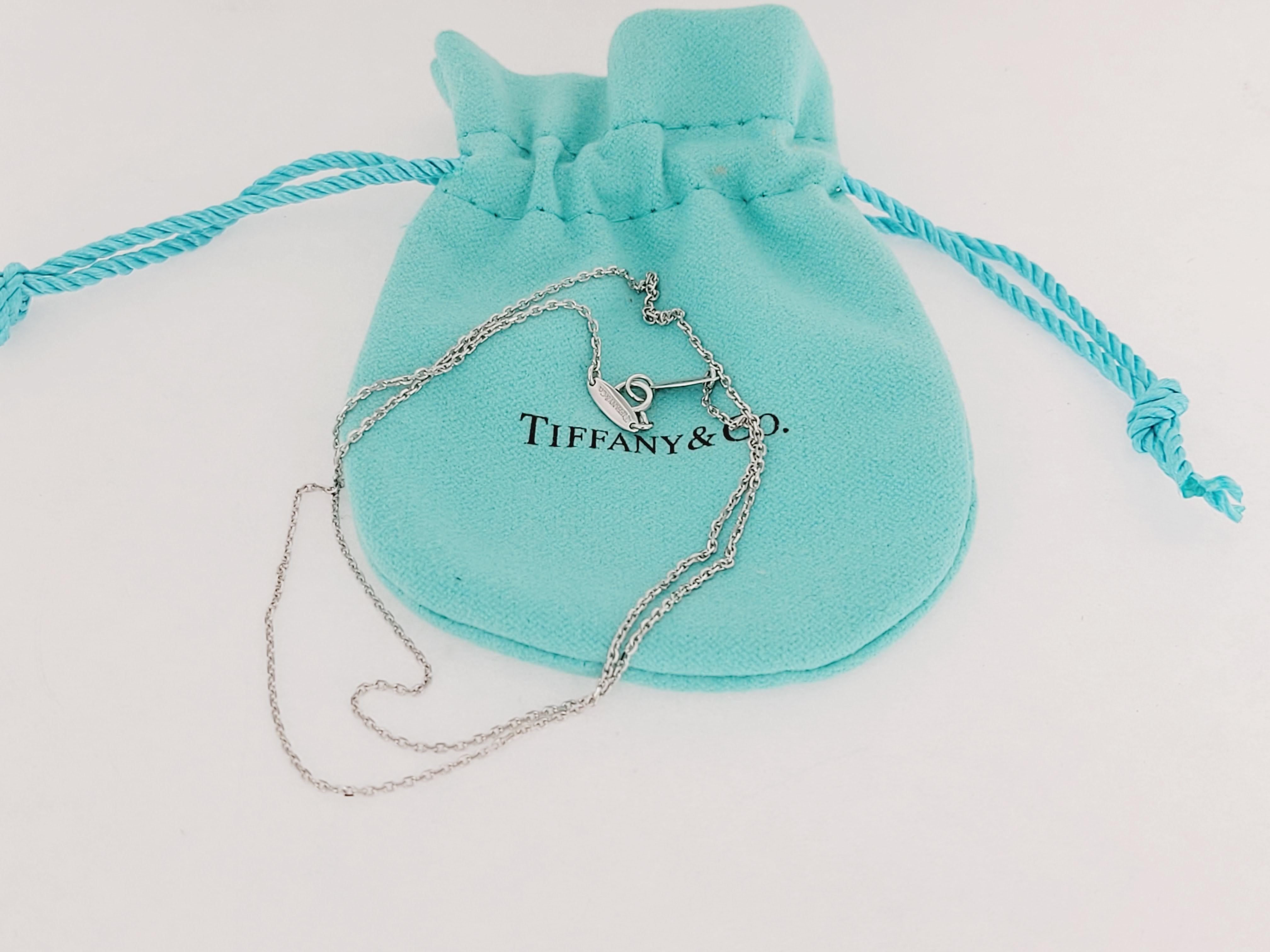 Tiffany & co PT950 Gold Chain 16