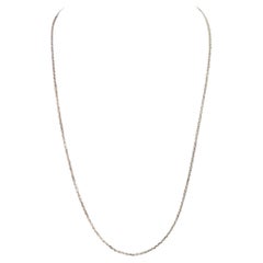 Tiffany & co 18K White Gold Chain 16"