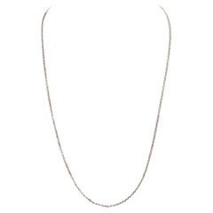 Tiffany & Co PT950 Goldkette 20" mit Goldkette