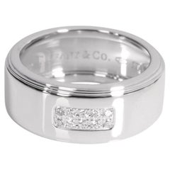 TIFFANY 
Co. 18K White Gold Diamond Century Ring 7