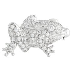 Spilla a forma di rana in oro bianco 18 carati Tiffany & Co. TI39-051926