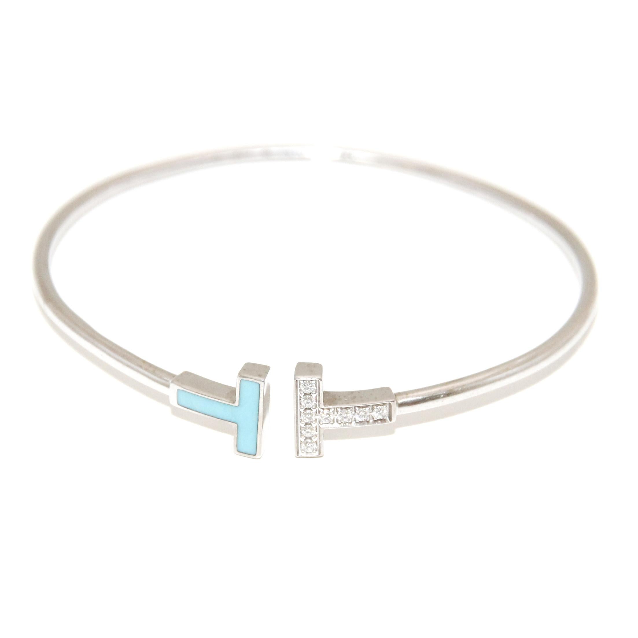 tiffany white gold bracelet