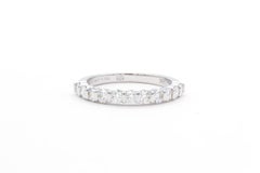 Tiffany & Co. 18k White Gold & Diamond Tiffany Diamond Wedding Band 2.75mm