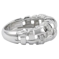 Anello con diamante intrecciato in oro bianco 18 carati TIFFANY & Co. 6