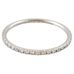 Tiffany & Co. 18k White Gold Metro Diamond Eternity Band